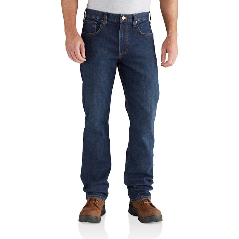 Carhartt Men's Jeans 30x30 Blue Pockets Straight Relaxed Rugged Flex Gorpcore
